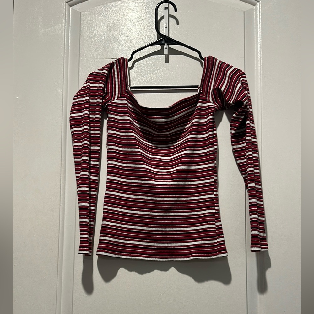 Hollister Striped Long Sleeve Top